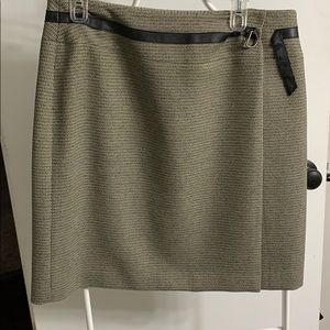 Grayish work skirt